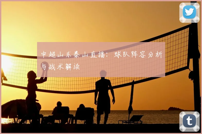 中超山东泰山直播：球队阵容分析与战术解读